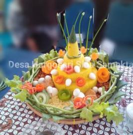 Lomba Tumpeng PKK Desa Hargosari Juara 1