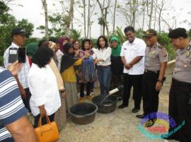 Bantuan Air Bersih di Desa Hargosari