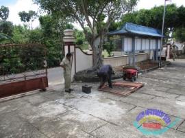 Pintu Gerbang Balai Desa Hargosari Rusak