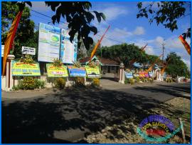 Ada yang beda pagi ini di depan Balai Desa Hargosari