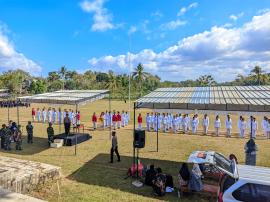 Gladi Upacara 17 Agustus 2025 di Lapangan Ketonggo Kalurahan Hargosari