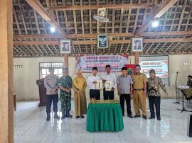 Pengundian Nomor Urut dan Deklarasi Damai Calon Lurah Hargosari